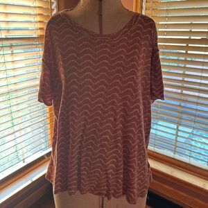 Free People Patterned Tee